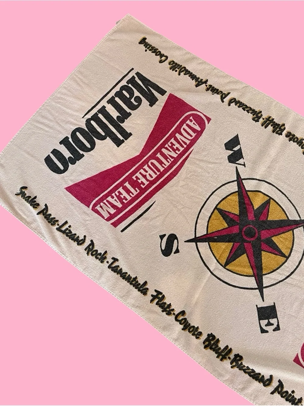 Vintage Marlboro Promo Beach Towel